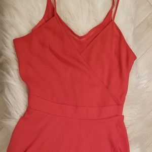 Express orange squort dress size 8